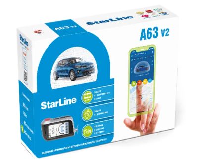 Лот: 19102200. Фото: 1. StarLine A63 v2 ECO. Автомобильные сигнализации