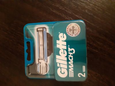 Лот: 14755509. Фото: 1. Кассеты для бритья Gillette Mach... Другое (красота и здоровье)