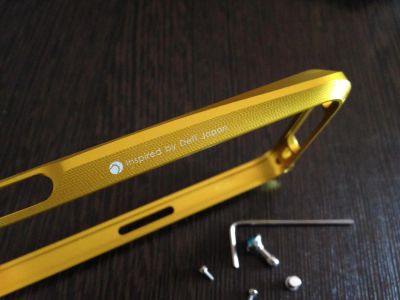 Лот: 4132598. Фото: 1. Алюминиевый бампер на iPhone 4... Чехлы, бамперы