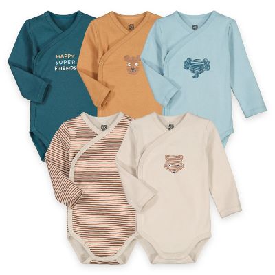 Лот: 24323456. Фото: 1. Комплект из пяти боди с LaRedoute. Ползунки, распашонки, слипы