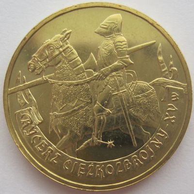 Лот: 7250990. Фото: 1. 2 злотых 2007. Рыцарь XV век... Европа