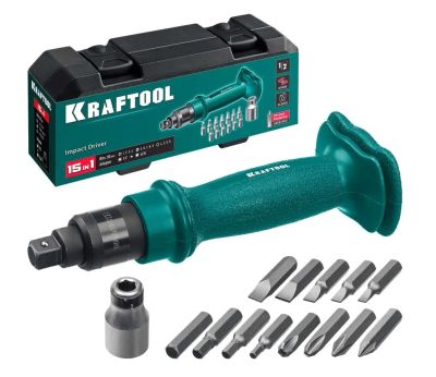 Лот: 21094978. Фото: 1. Отвертка ударная Kraftool ID-15... Ручной инструмент