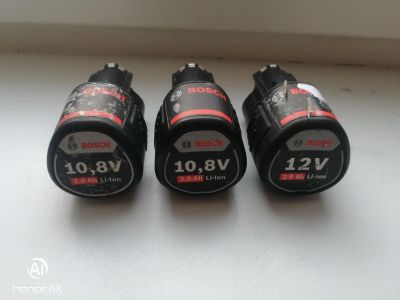 Лот: 18613256. Фото: 1. Аккумулятор bosch 12v. Аккумулятор... Электроинструмент