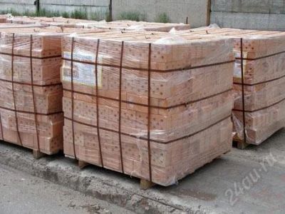 Лот: 1088947. Фото: 1. Кирпич красный пустотелый М-100. Блоки, кирпич, брусчатка