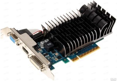 Лот: 18179905. Фото: 1. Бесшумная ASUS GeForce GT 730... Видеокарты
