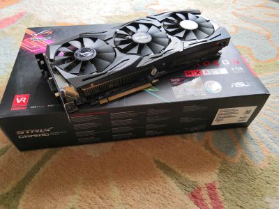 Лот: 14330365. Фото: 1. Видеокарта Asus ROG String RX... Видеокарты