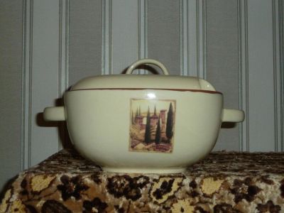 Лот: 9351617. Фото: 1. Супница керамическая "Terracotta... Предметы сервировки