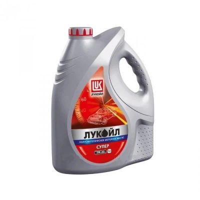 Лот: 8028972. Фото: 1. лукойл супер 5w40 API SG/CD (полусинтетическое... Масла, жидкости