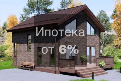 Лот: 24639270. Фото: 1. Новый 2-х этажный каркасный дом... Дома
