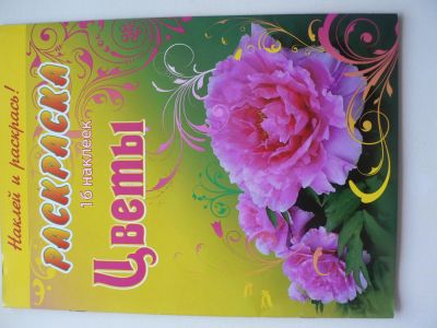 Лот: 6029606. Фото: 1. Раскраска с наклейками 4. Для рисования