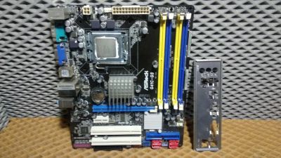 Лот: 21255428. Фото: 1. Материнская плата ASRock G41C-GS. Материнские платы