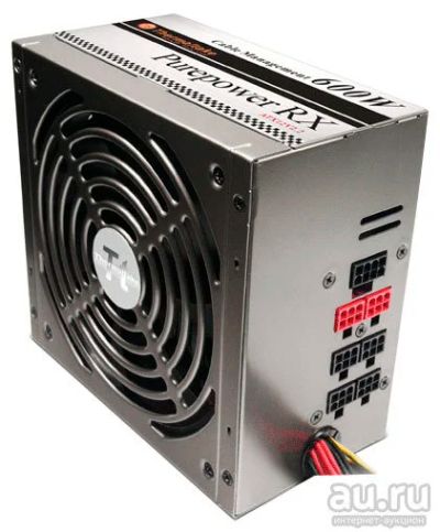 Лот: 8187932. Фото: 1. Thermaltake Purepower RX 600W... Корпуса, блоки питания