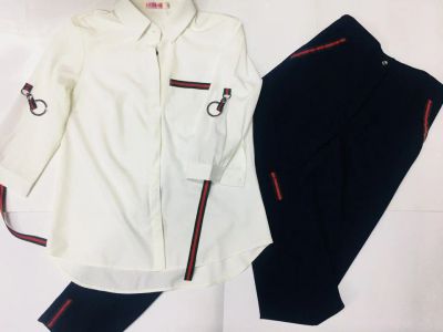 Лот: 11922452. Фото: 1. Костюм рубашка и брюки Gucci. Костюмы
