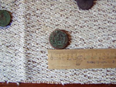Лот: 5733925. Фото: 1. Денга 1740 года, с рубля!!!. Россия до 1917 года
