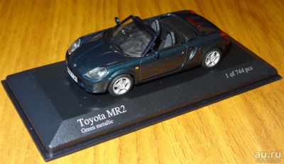 Лот: 5846087. Фото: 1. Toyota MR2 (MR-S) 2001, Minichamps... Автомоделизм
