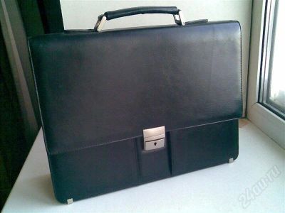 Лот: 223395. Фото: 1. Портфель кожаный деловой. Другое (бизнес)