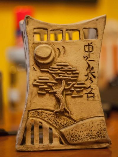 Лот: 6868689. Фото: 1. Ваза декор "Японский иероглиф". Вазы