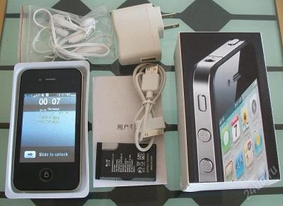 Лот: 1348628. Фото: 1. i phone 4 32 gb (китайский... Кнопочные мобильные телефоны