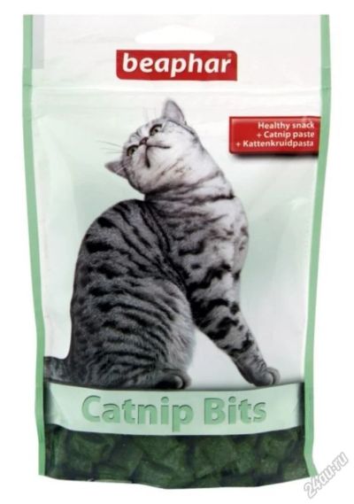 Лот: 5689655. Фото: 1. Лакомство Beaphar Catnip Bits... Корма