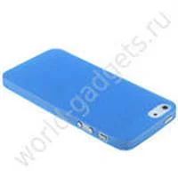 Лот: 3234096. Фото: 1. Чехол для iphone 4 4s 5 blue. Чехлы, бамперы