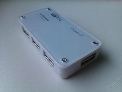 Лот: 1942605. Фото: 1. Внешний USB2.0 HUB AirTone 4 порта. Другое (аксессуары)