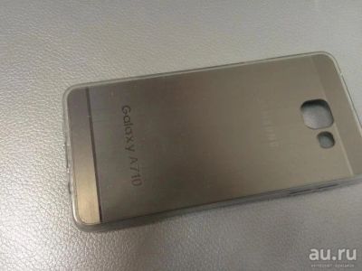 Лот: 10012311. Фото: 1. Чехол samsung A7 2016 A710 серебро... Чехлы, бамперы