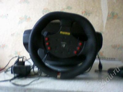 Лот: 394716. Фото: 1. руль momo logitech. Другое (игровые приставки, консоли, видеоигры)