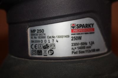 Лот: 6555563. Фото: 1. шлифовальная машина Sparky mp250. Электроинструмент