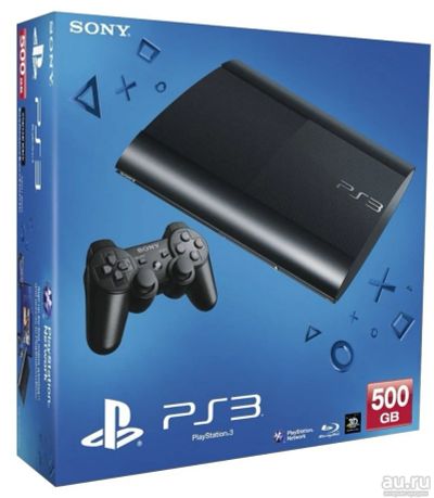 Лот: 12475448. Фото: 1. Playstation 3 SuperSlim 500 Gb... Игры для консолей