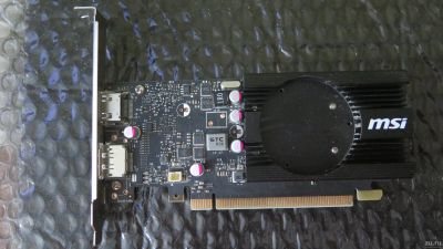 Лот: 15241838. Фото: 1. Видеокарта MSI GT 1030 2048Mb... Видеокарты