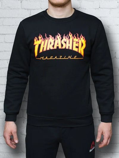 Лот: 12685453. Фото: 1. Свитшот THRASHER (6015) Размер... Свитеры, толстовки, худи