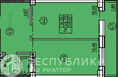 Лот: 19238755. Фото: 1. Продажа Квартира Абакан, Кирова... Квартиры, студии