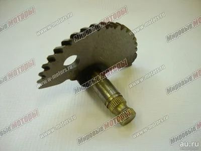 Лот: 8125076. Фото: 1. Вал кикстартера 12" с сектором... Запчасти