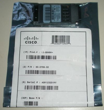 Лот: 6049335. Фото: 1. Модуль оптический GBIC Cisco ws-g5484. Другое (сетевые устройства)