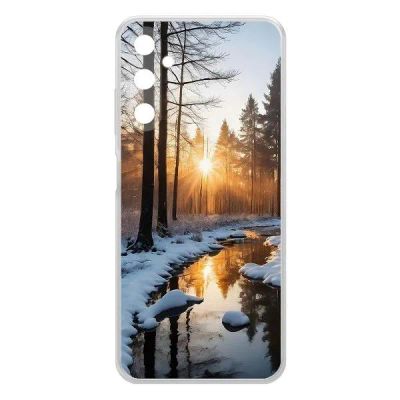 Лот: 25134909. Фото: 1. Чехол Krutoff Clear Case "Весна... Чехлы, бамперы