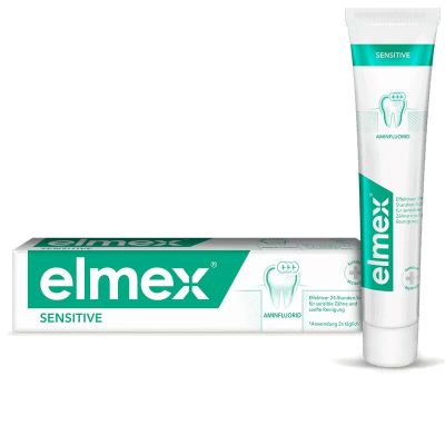 Лот: 23724240. Фото: 1. Elmex Sensitive Зубная паста для... Лекарства