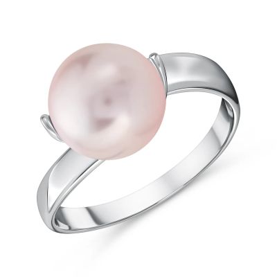 Лот: 23812217. Фото: 1. Серебряное кольцо с жемчугом SWAROVSKI... Кольца, перстни
