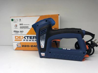 Лот: 18001413. Фото: 1. Строительный степлер Dexter PLD6030. Электроинструмент