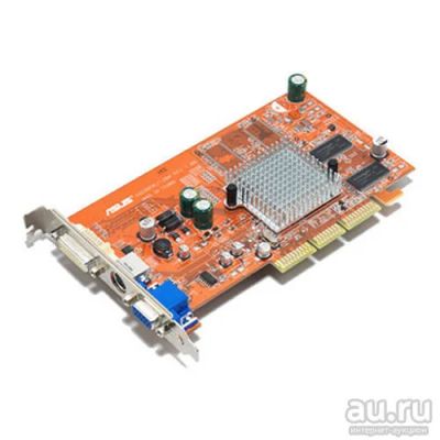 Лот: 7994706. Фото: 1. Видеокарта Asus A9200SE 128MB... Видеокарты