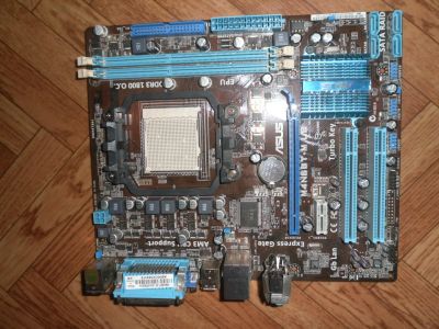 Лот: 6664535. Фото: 1. ASUS M4N68T-M LE Офисная материнская... Материнские платы