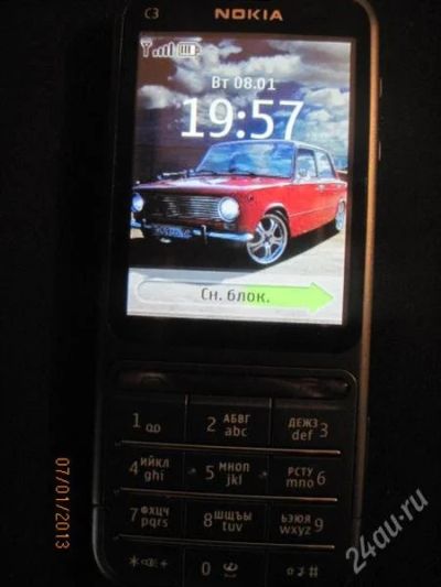 Лот: 2408504. Фото: 1. Nokia c3-01 с рубля 1 день. Кнопочные мобильные телефоны