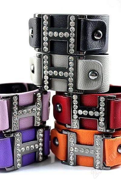 Лот: 1609208. Фото: 1. Браслет Hermes. Натуральная кожа... Браслеты