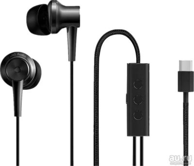 Лот: 12781684. Фото: 1. Гарнитура Type-C Xiaomi Черная... Красноярск