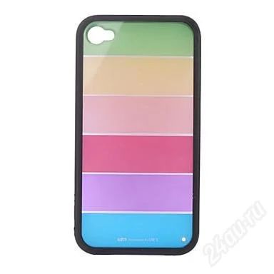Лот: 2853383. Фото: 1. Чехол Rainbow для iPhone 4 / 4S. Чехлы, бамперы