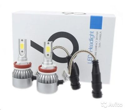 Лот: 11633528. Фото: 1. LED лампы C6 (светодиодные) H11. Оптика и освещение