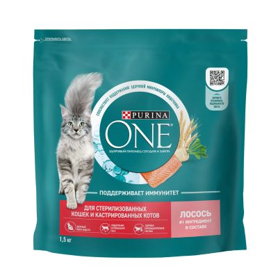 Лот: 24836313. Фото: 1. Purina One корм для кастрированных... Корма