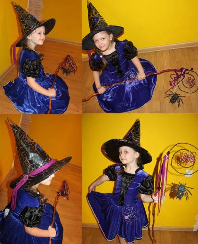 Лот: 10595654. Фото: 1. костюм новогодний ведьмочка! ручная... Детские карнавальные, праздничные костюмы