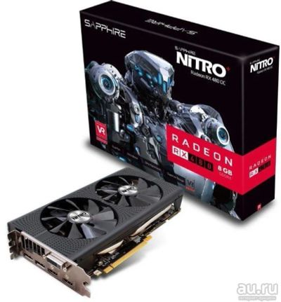 Лот: 14501809. Фото: 1. Sapphire AMD Radeon RX 480 NITRO... Видеокарты