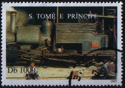 Лот: 7633969. Фото: 1. Сент-Том и Принсипи 1997г ЖД. Марки
