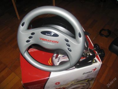 Лот: 78642. Фото: 1. Руль "Speed wheel 3 vibration... Рули, джойстики